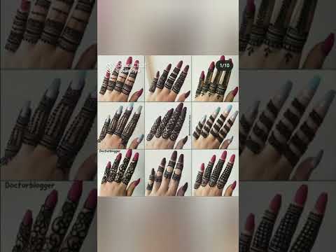 mehendhi designs for hands #komali ideas and vlogs