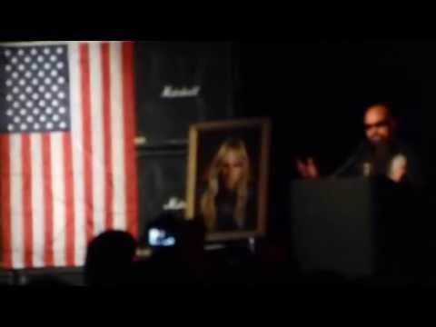 Jeff Hanneman Memorial Celebration ( Kerry King ) @ The Hollywood Palladium 5-23-2013