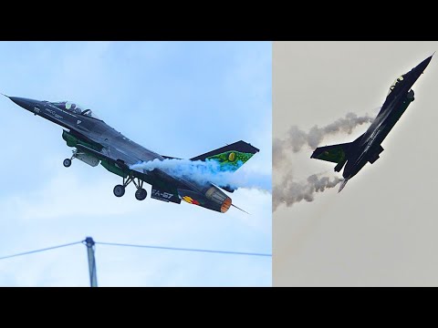 BELGIAN F16 DREAM VIPER RIAT 23 Best Moments