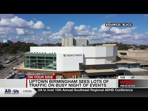 Uptown Birmingham sees lots of traffic on busy night of events