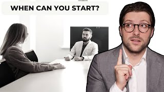 How To Answer When Can You Start? (Job Interview) | [Best Examples]