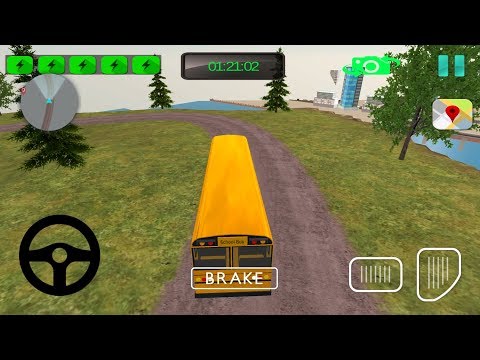 Offroad School Bus Driver (by Imperial Arts Pty Ltd) Android Gameplay [HD]