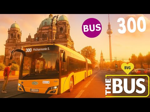 THE BUS 🚌 - BVG Line 300! 💛 BETTER than in OMSI 2?! 🤔 + Graphics settings