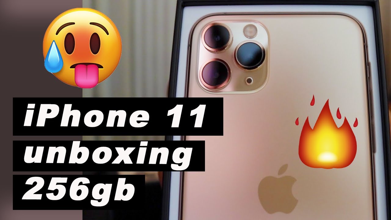 iPhone 11 Pro unboxing - Gold - My Thoughts! - review 🔥😅🔥