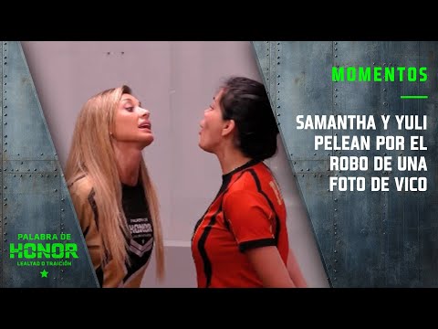 Samantha y Yuli pelean por el robo de una foto de Vico | Palabra de Honor | Canal 13