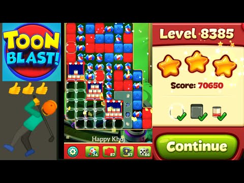 Toon Blast Level 8385 ✨🏃🏃
