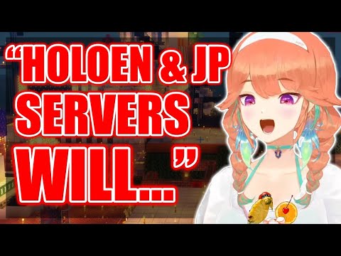 holoyume - VTuber ENG Subs ホロ夢 - Kiara Reveals Major Happy News Regarding Hololive Minecraft Servers 【Hololive】
