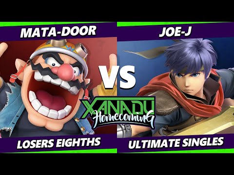 Xanadu Homecoming Top 8 - Mata-Door (Wario) Vs. Joe-J (Diddy Kong, Ike) Smash Ultimate - SSBU