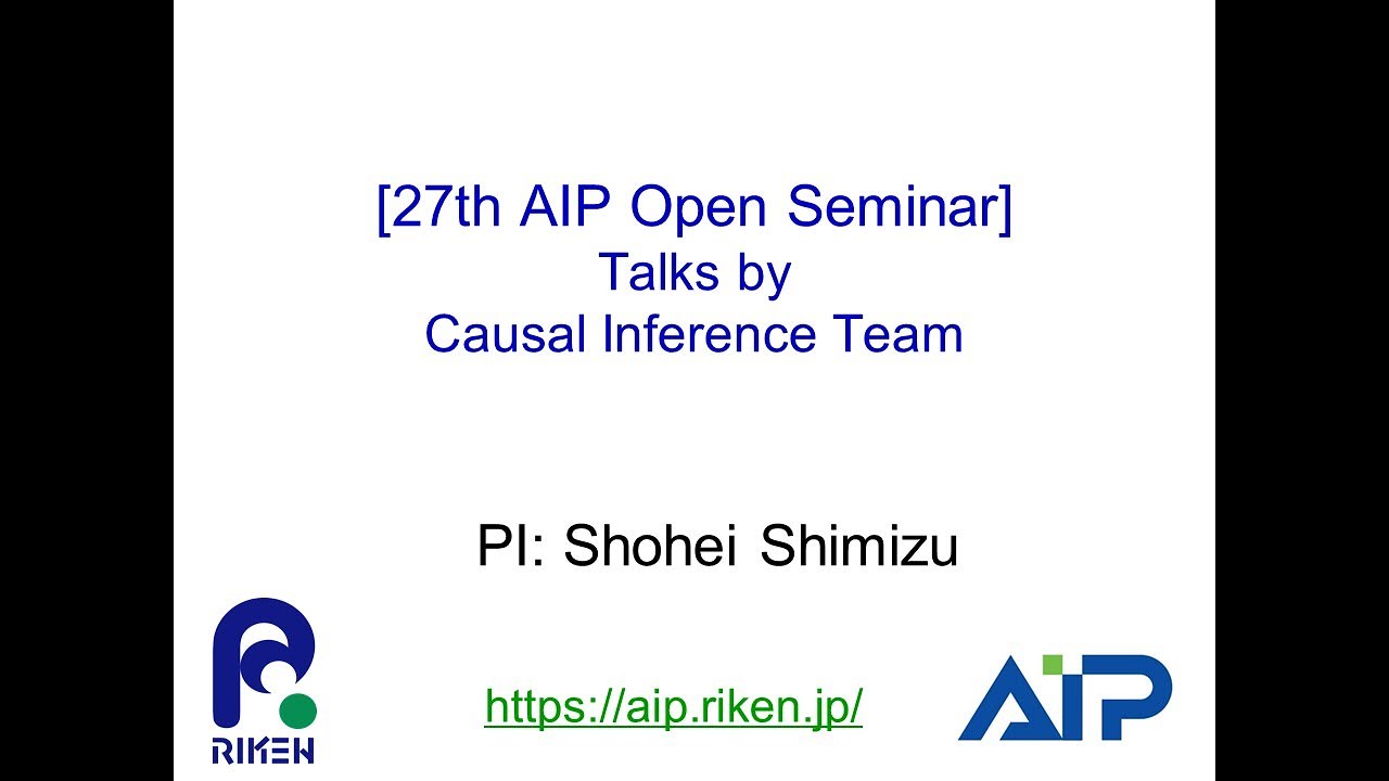 Causal Inference Team (PI: Shohei Shimizu) thumbnails