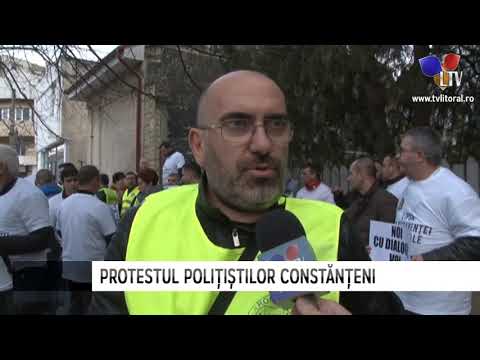 Protestul polițiștilor constănțeni - Litoral TV