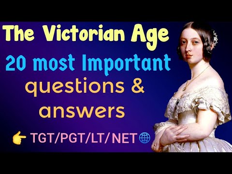 History of The Victorian Age important questions & answers
