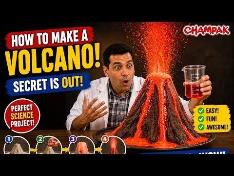 How To Make a Volcano - Secret is Out - Do It Yourself - Kids Science Experiments