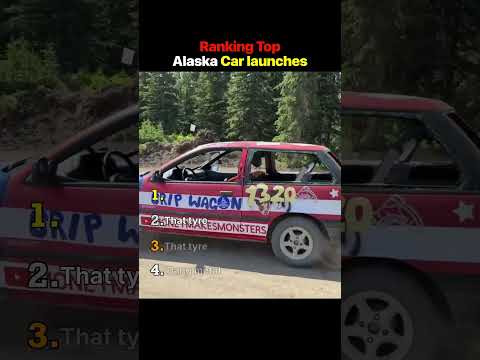 Alaska Car Jumps Nobody Expected 😱#shorts