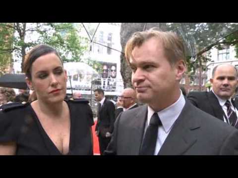 'The Dark Knight Rises' Over London Rain