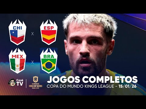 JOGO COMPLETO: BRASIL X MÉXICO | COPA DO MUNDO KINGS LEAGUE 2026 | SEMI FINAL