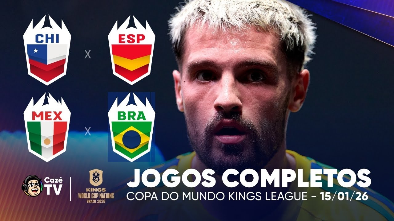 JOGO COMPLETO: BRASIL X MÉXICO | COPA DO MUNDO KINGS LEAGUE 2026 | SEMI FINAL