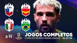 Download lagu AO VIVO: BRASIL X MÉXICO | COPA DO MUNDO KINGS LEAGUE 2026 | SEMI FINAL mp3
