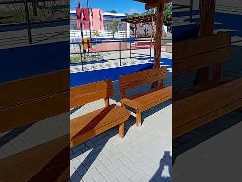 # como ficou a praça depois de reformada no povoado  olho d'Água do campo Traipu Alagoas