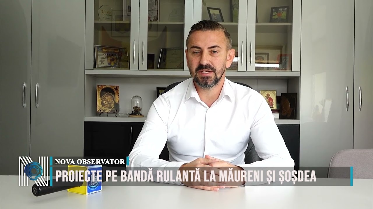 PROIECTE PE BANDĂ RULANTĂ LA MĂURENI ȘI ȘOȘDEA