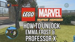 How to Unlock Professor X and Emma Frost - LEGO Marvel Super Heroes