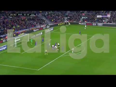 Mangala Goal | Barcelona vs Valencia 2017 | La Liga