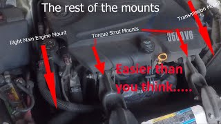 Replacing Every Engine Mount In A 06-11 Chevy Impala 3.5L & V6 Made Easy