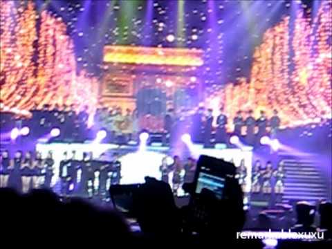 120208 music bank paris bercy - allstars opening - oh champs elysees