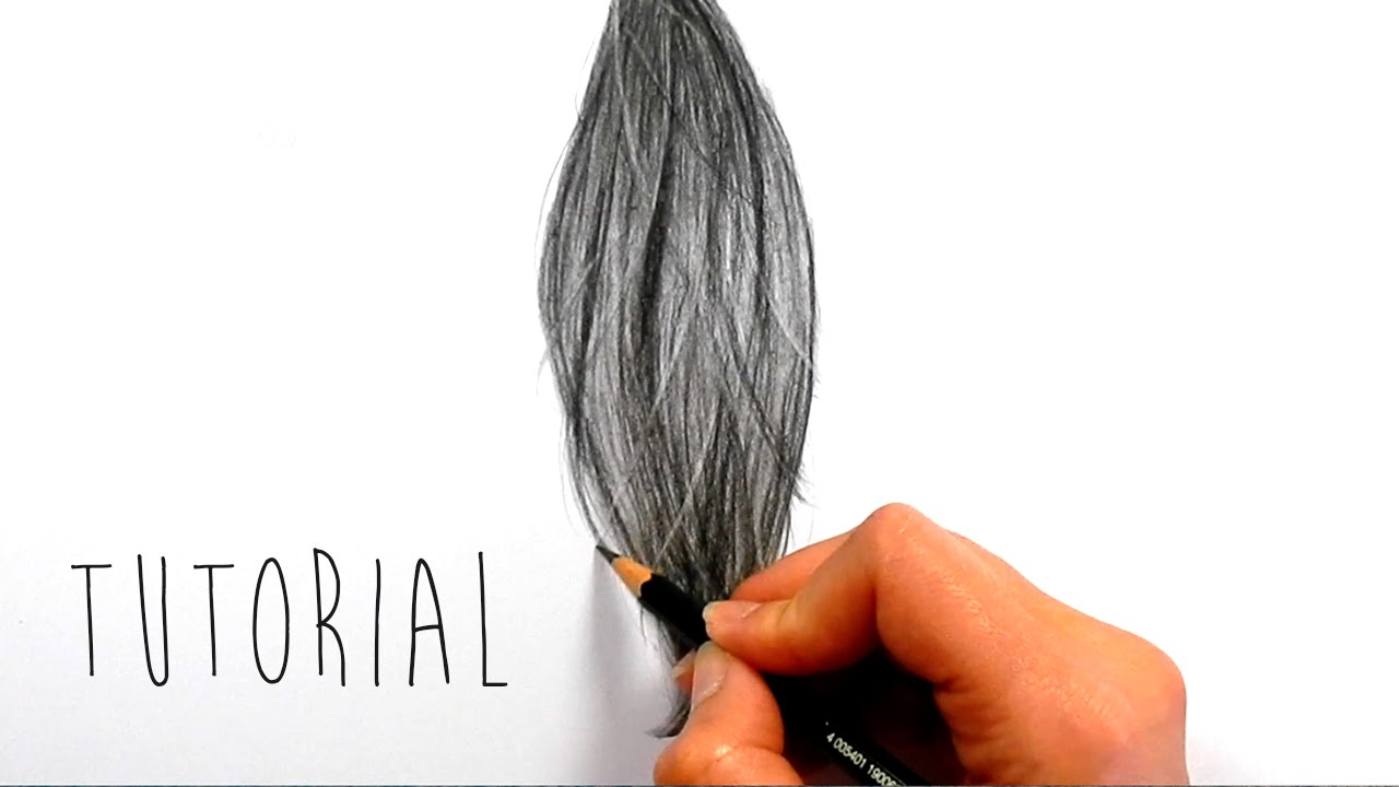 Tutorial | How to draw, shade realistic hair with graphite pencils | Emmy Kalia thumnail