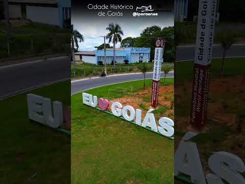 CIDADE DE GOIAS, PROJETO VISÃO AÉREA - MONUMENTO EU AMO GOIÁS.