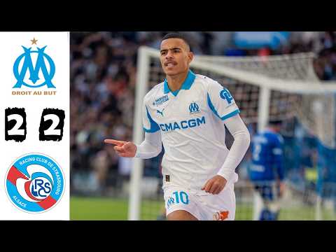 Olympique de Marseille - Strasbourg 2-2 Résumé | Ligue 1 2025/26