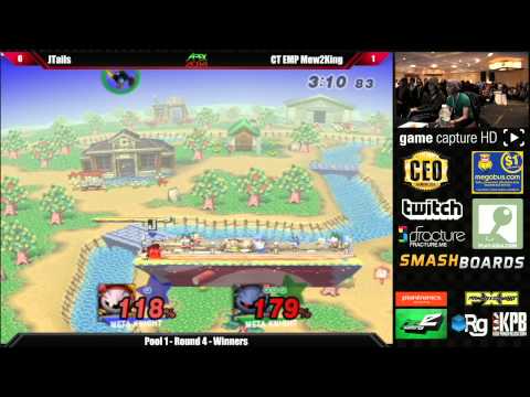 Super Smash Bros Brawl Pools part 2 - Apex 2014 Tournament