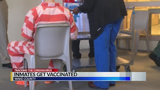 Wake County inmates receive COVID-19 vaccine