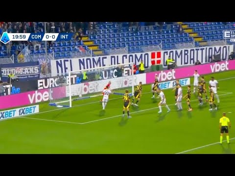 Stefan de Vrij Goal, Como vs inter 0-1 Highlights || Serie A  2024/25