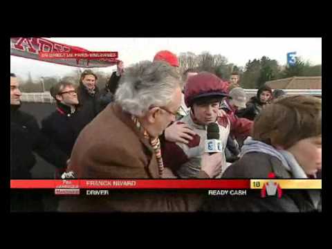 Prix d'Amérique 2012 Interview de Franck Nivard après sa victoire avec Ready Cash