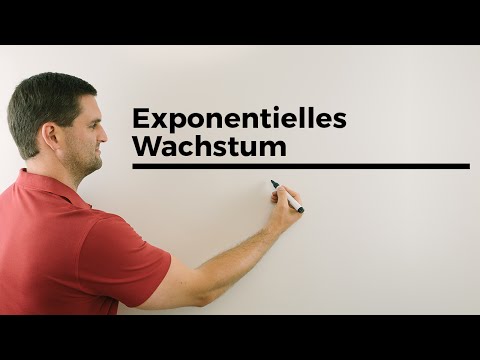 Exponentielles Wachstum, Grundlagen, Wachstums-/Zerfallsfaktor, Startwert | Mathe by Daniel Jung