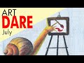 July Art Dare Entries Sept Announcement