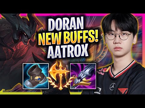 DORAN TRIES AATROX WITH NEW BUFFS! - T1 Doran Plays Aatrox TOP vs Rumble! | Season 2025