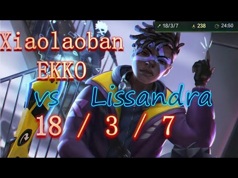 INSANE COMEBACK! PENTAKILL+QUADRAKILL.Xiao Lao Ban ekko vs lissandra.