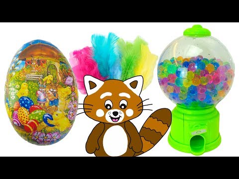 Pukkins öppnar roliga påskägg - Roligt barnprogram på svenska