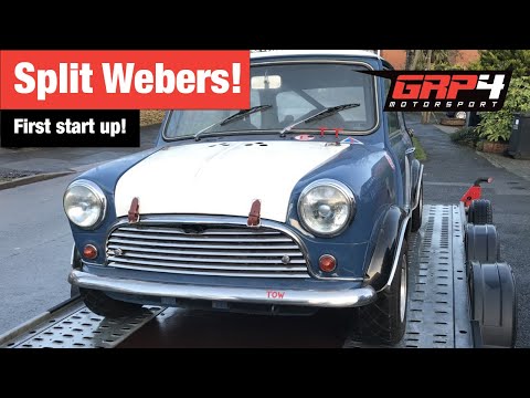 Mini 1293cc split weber first start up