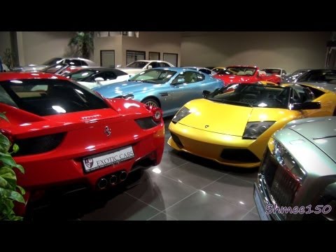 How Many Supercars Can You Squeeze into a Showroom?