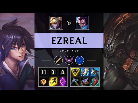 Ezreal Mid vs Yasuo: Dominating - EUW Master Patch 14.24