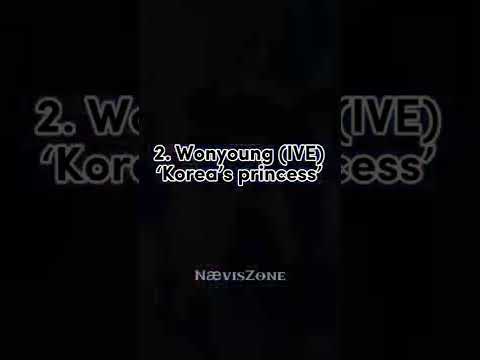 National titles given to kpop idols #fyp#foryou#kpopshorts#ive#asspa#redvelvet