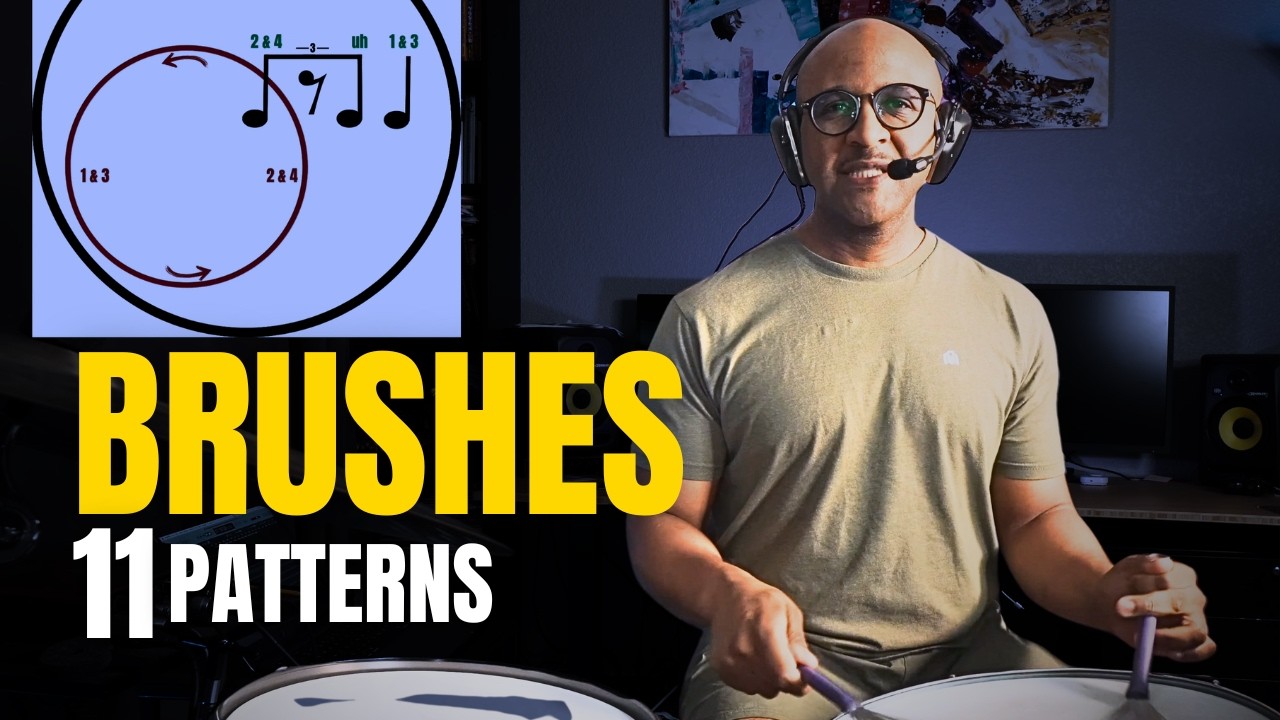 Game-Changing Brush Patterns That Will Transform Your Playing DRUMMERS🥁