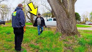 Man with a GUN Confronts Me While Mowing his NEIGHBORS lawn