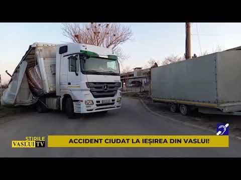 ȘTIRE ACCIDENT CIUDAT LA IESIREA DIN VASLUI!