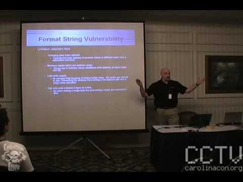 Format String Vulnerabilities 101 - CarolinaCon 4