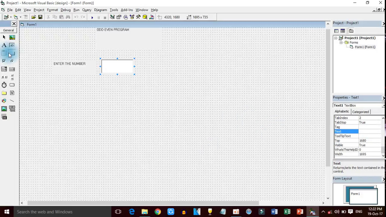 Odd/Even Checker in VISUAL BASIC 6..0
