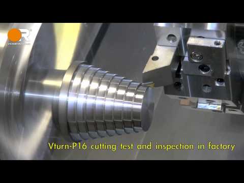 Vturn-P16 cutting test and inspection in factory