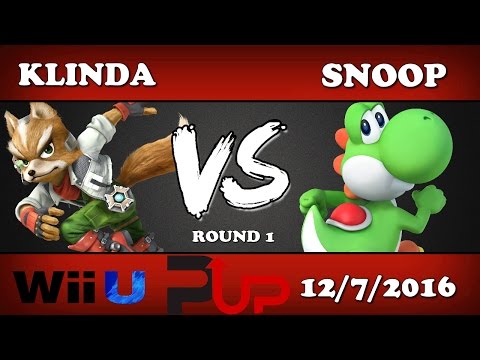 Klinda (Fox) vs PowerUp | Snoop (Yoshi) - Wii U Winners Round 1 - SOS
